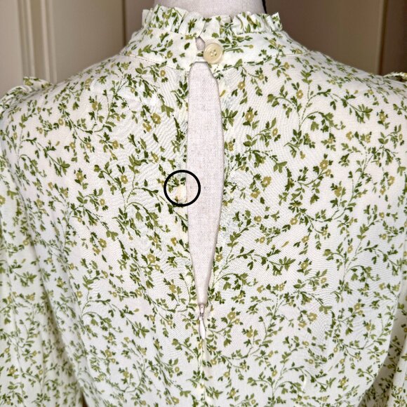 Reformation Hallie Ivy Maxi Dress - Size 8 - Picture 13 of 14